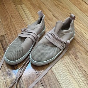 Steve Madden pale pink sneakers